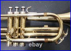 RARE CONN DIRECTOR SHOOTING STARS BRASS BELL-ORIGINAL HORN withCONN HARD CASE