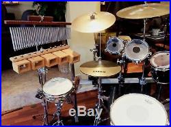 RARE Complete Pearl Masters Custom Extra Maple MRX Drum Kit + Tons Of Extras