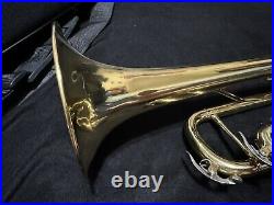 RECONDITIONED GLORY TRUMPET WITH CASE & MOUTHPIECE Rose Gold Lead pipe GORGEOUS