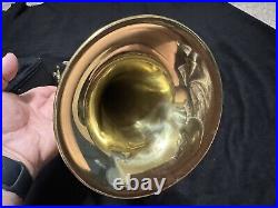 RECONDITIONED GLORY TRUMPET WITH CASE & MOUTHPIECE Rose Gold Lead pipe GORGEOUS