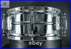 Rare Artist Drum Vintage 1970 Cut Badge Cob Ludwig Super 400 Snare Drum