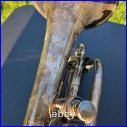 Rare Imperial Harley Royce Makers Toronto Cornet Silver Plated Antique #699