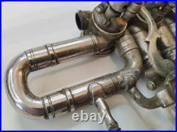 Rare Soviet Kyiv Trumpet 1958 USSR Brass Instrument For Parts Or Repair Project