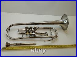 Rare Soviet Kyiv Trumpet 1958 USSR Brass Instrument For Parts Or Repair Project