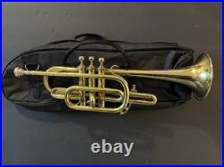 Rare Vintage 1950s Tanabe Tokyo Bb Cornet Horn Serial 45417 Clean & Plays