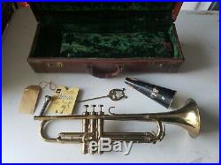 Rare Vintage Martin Trumpet Serial 48340 Elkhart Indiana mouthpiece conn 4