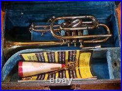 Rare Vintage Stadium De Luxe Trumpet Made in Germany with original Case