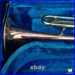 Rare & beautiful C. G. Conn 10a long cornet, COPRION bell GAMONBRASS