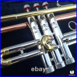 Rare & beautiful C. G. Conn 10a long cornet, COPRION bell GAMONBRASS