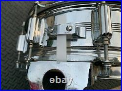 Rogers 70s Vintage Big R USA Dynasonic COB Brass 14 X 5 Snare Drum