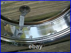 Rogers Dyna-Sonic Snare Drum 5 x 14 Chrome over Brass Vintage 7-Line COB