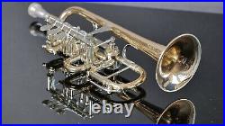 Rotary Valve Piccolo Trumpet by Scherzer Meister Johannes