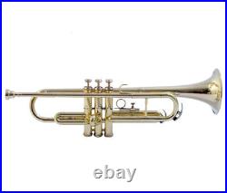 SALE Trumpet New GOLDEN FINISHING Bb Trumpet Free Case M/P