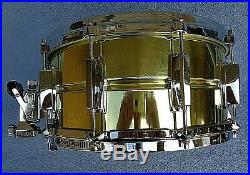 SD-416 Japan Yamaha brass seamless snare Yamaha die casts, spotless brass
