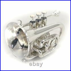 SKY Band Approved Pocket Trumpet High Quality Silver Plated