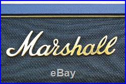 SUPER RARE! 1992 MARSHALL 30th ANNIVERSARY 6100LE BLUE BRASS 100W HD + 4X12 CAB
