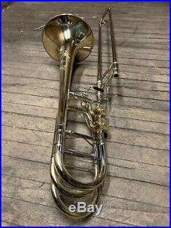S. E. Shires Custom Series Bass Trombone TruBore In-line PLAYER! Made USA