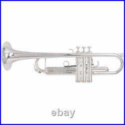 S. E. Shires Q12GRS Professional Bb Trumpet in Silver Plate SN CRQ20424