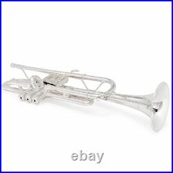 S. E. Shires Q12GRS Professional Bb Trumpet in Silver Plate SN CRQ20424