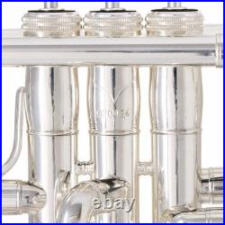 S. E. Shires Q12GRS Professional Bb Trumpet in Silver Plate SN CRQ20424