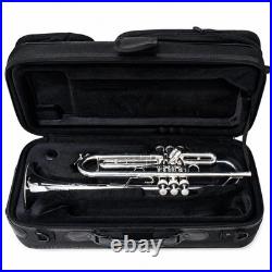 S. E. Shires Q12GRS Professional Bb Trumpet in Silver Plate SN CRQ20424
