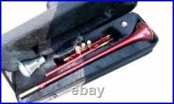 Sai Musical Bb Flag Red Trumpet Low Pitch Brass Musical Instrument