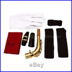 Saxophone Sax Eb Be Alto E Flat Brass Carved Exquisite withCase+Accessories Hot