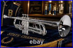 School Band Student Professional Concert Brass Student Bb Trumpet Silver