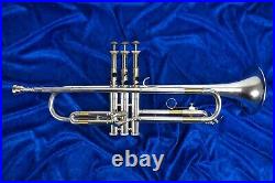 Selmer BUNDY 1960s Silver Trumpet Vincent Bach 7C MPC & Case Clean & Serviced
