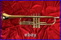 Selmer BUNDY Bb Trumpet Vincent Bach 7C Mouthpiece & Case CLEAN & SERVICED