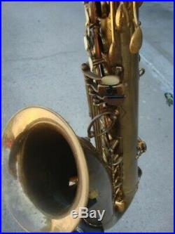 Selmer Balanced Action 1938 Tenor Saxophone Artist Owned with OHSC