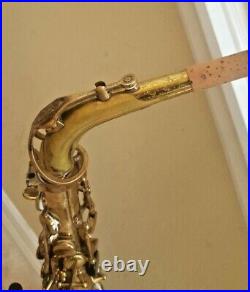 Selmer Mark MK 7 VII Alto saxophone with white roo pads