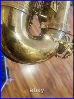 Selmer Mark MK 7 VII Alto saxophone with white roo pads