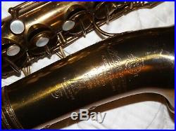 Selmer Super Cigar Cutter Alto Saxophone #149XX, 1931, Nice, Plays Great