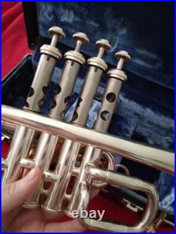 Signet Piccolo Trumpet, 2 pipes, case, mouthpiece, very good condition
