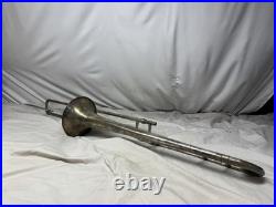 Silver Buescher Grand Trombone, True Tone Silver, Serial # 158233