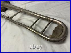 Silver Buescher Grand Trombone, True Tone Silver, Serial # 158233