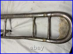 Silver Buescher Grand Trombone, True Tone Silver, Serial # 158233