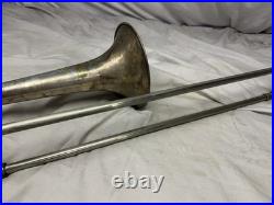 Silver Buescher Grand Trombone, True Tone Silver, Serial # 158233