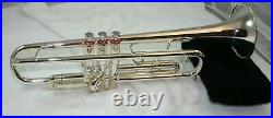 Silver Getzen Doc Eterna Trumpet Gold Wash Bell