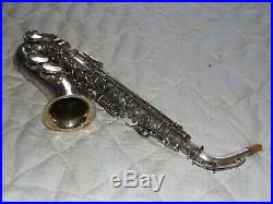Silver King Zephyr Alto Saxophone #179XXX, Recent Pads Complete, Plays Great