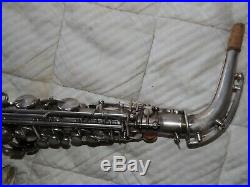 Silver King Zephyr Alto Saxophone #179XXX, Recent Pads Complete, Plays Great