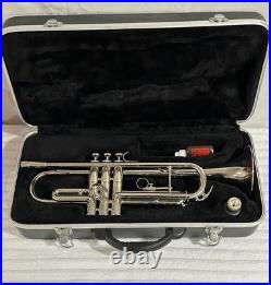 Silver Merano Trumpet (Starter Horn) withMouth Piece, Valve Oil & Hardcase