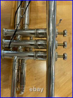 Silver Super Olds Trumpet 1960's Fullerton California in great shape