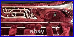 Silver Trombone Bb with F attachment Design Beautiful great Step UP