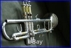 Silver Trumpet for Sale Early 70s Vincent Bach Stradivarius Model 37