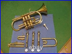 Slade Shepards Crook Cornet Reconditioned Excellent! Case & Original MP