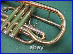 Slade Shepards Crook Cornet Reconditioned Excellent! Case & Original MP