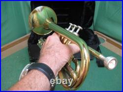 Slade Shepards Crook Cornet Reconditioned Excellent! Case & Original MP