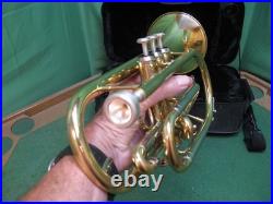Slade Shepards Crook Cornet Reconditioned Excellent! Case & Original MP